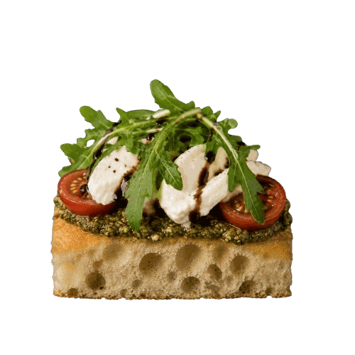Smá-Focaccia Burrata Bakki